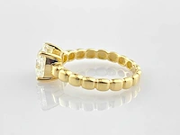 14 kt geelgouden ring met 2,05 cts laboratoriumgekweekte diamant - afbeelding 4 van  9