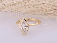 14 kt geelgouden ring met 2,08 cts laboratoriumgekweekte diamant - afbeelding 5 van  8