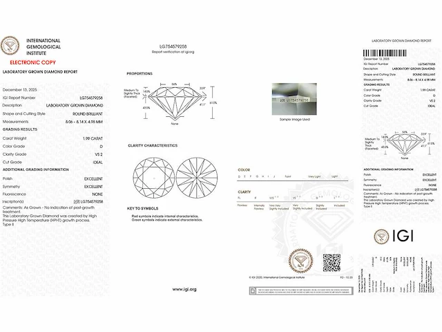 14 kt geelgouden ring met 2,11 cts laboratoriumgekweekte diamant - afbeelding 4 van  8