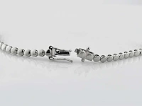 14 kt witgouden armband met 2,97 cts laboratoriumgekweekte diamant - afbeelding 7 van  8