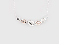 14 kt witgouden ketting met hanger van 1,33 cts laboratoriumgekweekte diamant - afbeelding 5 van  7