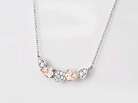 14 kt witgouden ketting met hanger van 1,33 cts laboratoriumgekweekte diamant - afbeelding 6 van  7