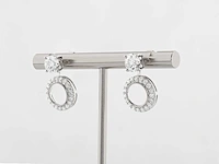 14 kt witgouden oorbel met 2,78 cts laboratoriumgekweekte diamant - afbeelding 5 van  8