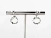 14 kt witgouden oorbel met 2,78 cts laboratoriumgekweekte diamant - afbeelding 8 van  8