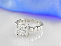 14 kt witgouden ring met 2,01 cts laboratoriumgekweekte diamant - afbeelding 5 van  9