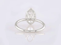 14 kt witgouden ring met 2,01 cts laboratoriumgekweekte diamant - afbeelding 7 van  8