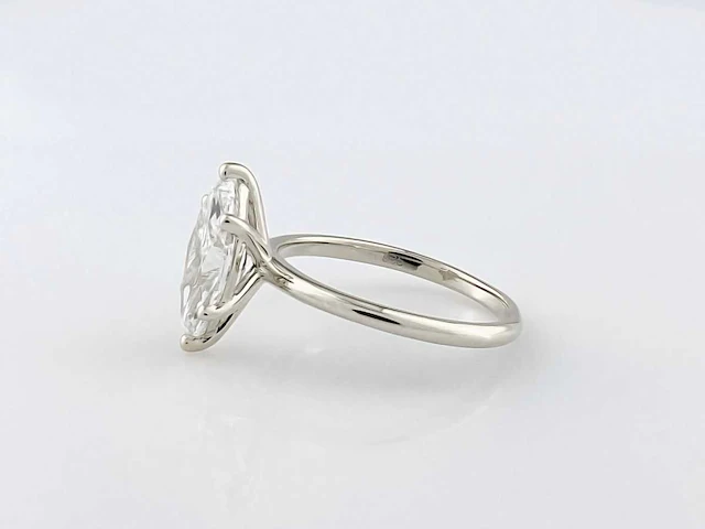 14 kt witgouden ring met 2,01 cts laboratoriumgekweekte diamant - afbeelding 8 van  11