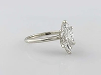 14 kt witgouden ring met 2,01 cts laboratoriumgekweekte diamant - afbeelding 10 van  11