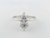 14 kt witgouden ring met 2,01 cts laboratoriumgekweekte diamant - afbeelding 11 van  11