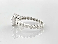 14 kt witgouden ring met 2,05 cts laboratoriumgekweekte diamant - afbeelding 6 van  9