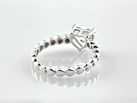 14 kt witgouden ring met 2,05 cts laboratoriumgekweekte diamant - afbeelding 8 van  9