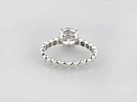 14 kt witgouden ring met 2,05 cts laboratoriumgekweekte diamant - afbeelding 8 van  10