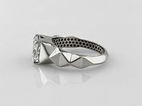 14 kt witgouden ring met 2,07 cts laboratoriumgekweekte diamant - afbeelding 8 van  11