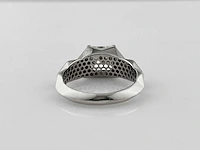 14 kt witgouden ring met 2,07 cts laboratoriumgekweekte diamant - afbeelding 10 van  11