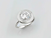 14 kt witgouden ring met 2,12 cts laboratoriumgekweekte diamant - afbeelding 8 van  8