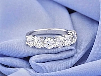 14 kt witgouden ring met 2,53 cts laboratoriumgekweekte diamant - afbeelding 3 van  8