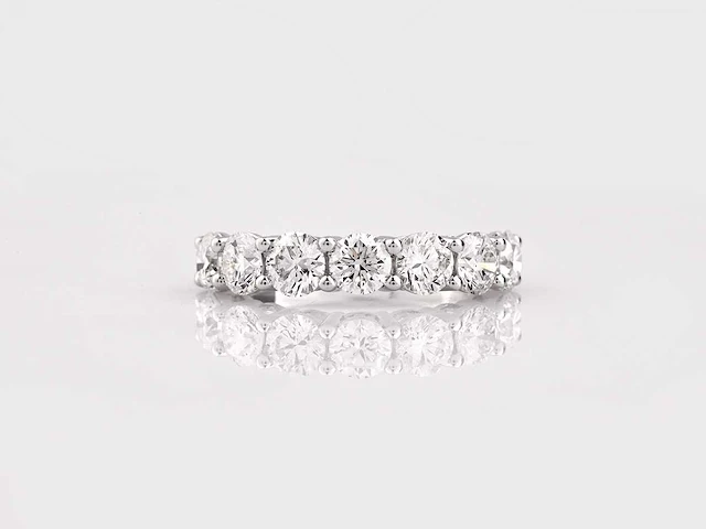 14 kt witgouden ring met 2,53 cts laboratoriumgekweekte diamant - afbeelding 5 van  8