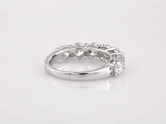14 kt witgouden ring met 2,53 cts laboratoriumgekweekte diamant - afbeelding 8 van  8