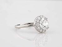 14 kt witgouden ring met 2,61 cts laboratoriumgekweekte diamant - afbeelding 7 van  9