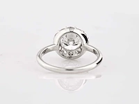 14 kt witgouden ring met 2,61 cts laboratoriumgekweekte diamant - afbeelding 8 van  9