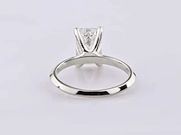 14 kt witgouden ring met 3,0 cts laboratoriumgekweekte diamant - afbeelding 2 van  8