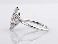 14 kt witgouden ring met 3,04 cts laboratoriumgekweekte diamant - afbeelding 10 van  10