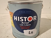 14 x 2.5l aqua hoogglanslak histor, wit - afbeelding 2 van  5