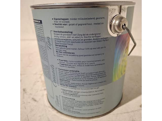 14 x 2.5l aqua hoogglanslak histor, wit - afbeelding 5 van  5