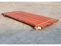 14 x padouk planken 21 x 140mm , lengte 215cm (4.2m2)