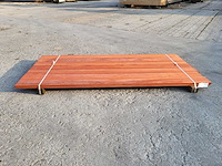 14 x padouk planken 21 x 140mm , lengte 215cm (4.2m2) - afbeelding 2 van  5