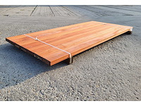 14 x padouk planken 21 x 140mm , lengte 215cm (4.2m2) - afbeelding 3 van  5