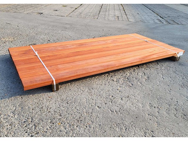 14 x padouk planken 21 x 140mm , lengte 215cm (4.2m2) - afbeelding 5 van  5