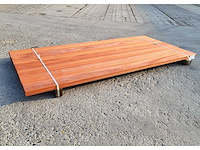 14 x padouk planken 21 x 140mm , lengte 215cm (4.2m2) - afbeelding 5 van  5