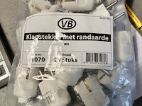 14 x witte stekkers met ra - afbeelding 2 van  5