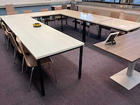 140x80cm vergadertafel (8x) - afbeelding 1 van  2