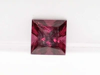 1,42 ct. vierkante vorm roboslimkleurige rodoliet-edelsteen - afbeelding 5 van  6