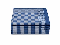 144 horeca theedoek blauw geblokt