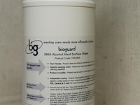 144 verpakkingen alcoholdoekjes bioguard in twaalf dozen. - afbeelding 3 van  3