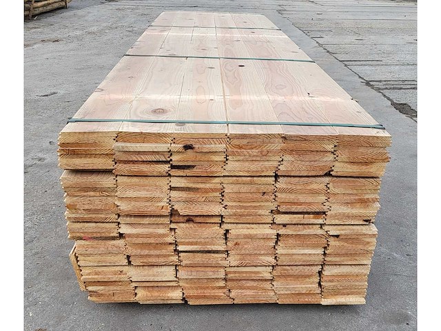 144m2 douglas vloerdelen 18 x 175 mm, lengte 360cm ( 229x ) - afbeelding 1 van  4