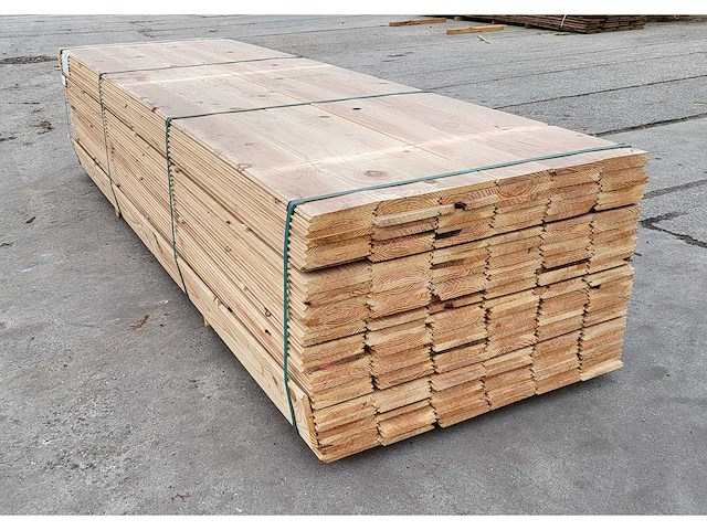 144m2 douglas vloerdelen 18 x 175 mm, lengte 360cm ( 229x ) - afbeelding 3 van  4