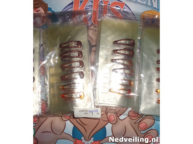 144x 6 haarclipje in pakje - afbeelding 4 van  5