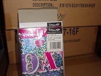 144x banner sweet 16 16th birthday - afbeelding 3 van  3