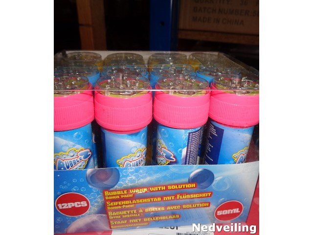 144x bellenblaas met geduld spelletje - afbeelding 1 van  3