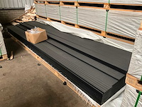 144x composiet vlonderplank zwart 400x14,5x2,1 cm met montageclips - afbeelding 2 van  4