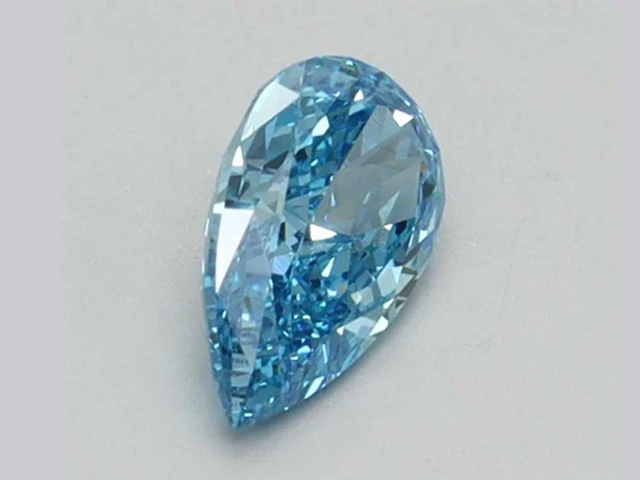 1,46 ct pear cut lichtblauwe topaas – glacier blue - afbeelding 1 van  1