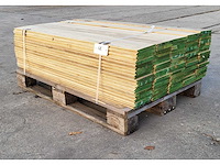 14.9m2 afrikaans eiken vloerdelen 18 x 140 mm, lengte 125cm ( 85x ) - afbeelding 4 van  6