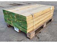 14.9m2 afrikaans eiken vloerdelen 18 x 140 mm, lengte 125cm ( 85x ) - afbeelding 5 van  6