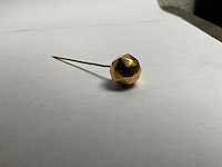 14k gouden mutsenspeld (1,2 gram) - afbeelding 4 van  4