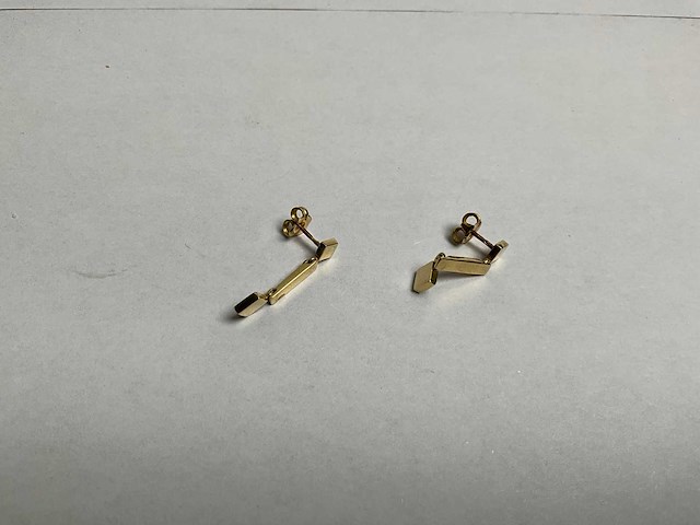 14k gouden oorbellen (2,7 gram) - afbeelding 1 van  4