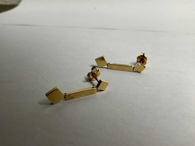 14k gouden oorbellen (2,7 gram) - afbeelding 2 van  4